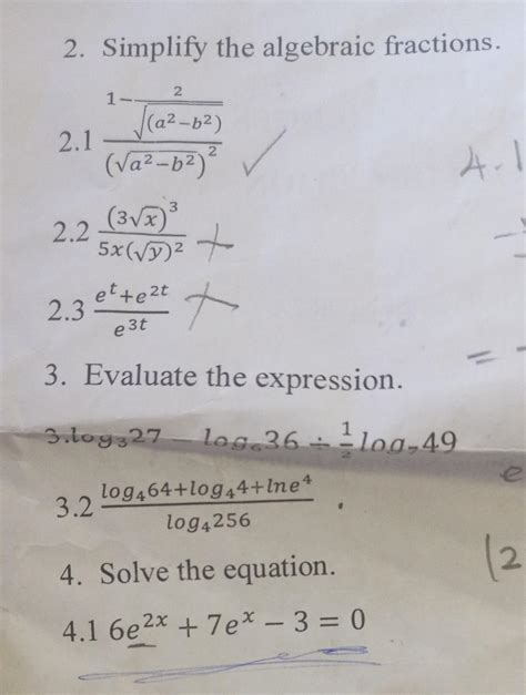 Algebraic Fraction Simplify 的图像结果