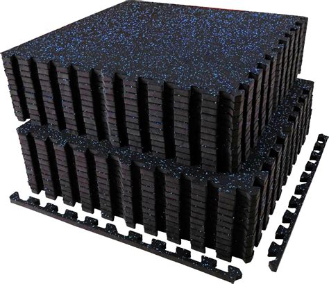 Amazon.com: AIRHOP 0.56in Thick 96 Sq Ft Exercise Equipment Mats ...