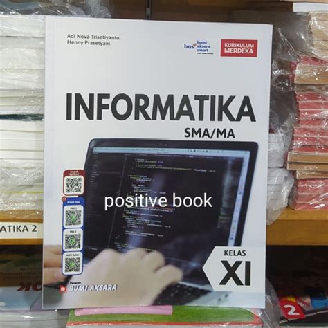 Jual informatika sma kelas 11 kurikulum merdeka bumi aksara - Jakarta ...