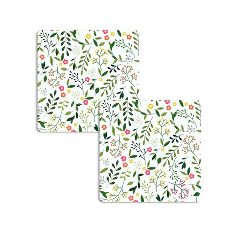 Yashvi Fantabulous Wooden Pack of 4 Coasters | Square Shape Coaster ...