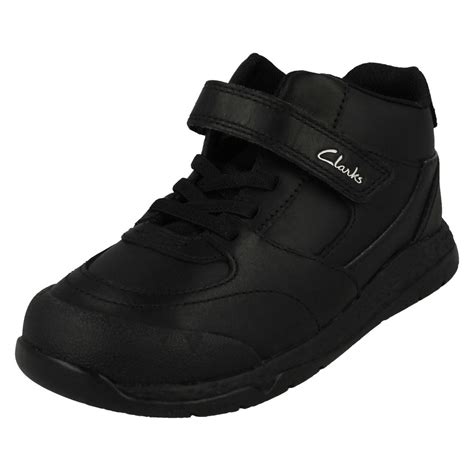 Clarks boys black boots new arrivals