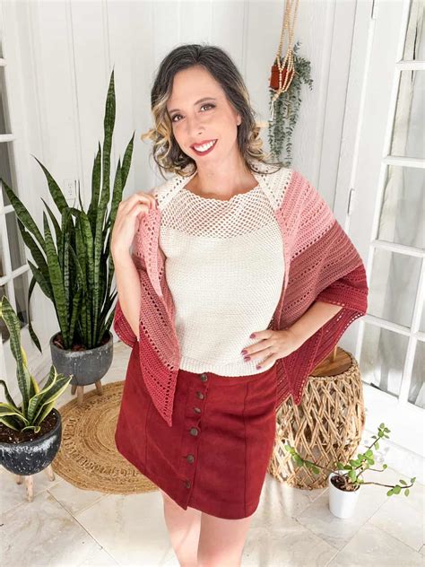 Image result for Tutorial Crochet Triangle Shawl