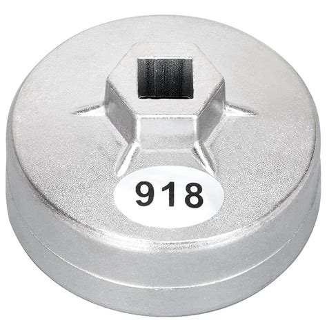 Tongze 74mm Oil Filter Wrench: 15 Flutes Oil Filter Removal Tool ...