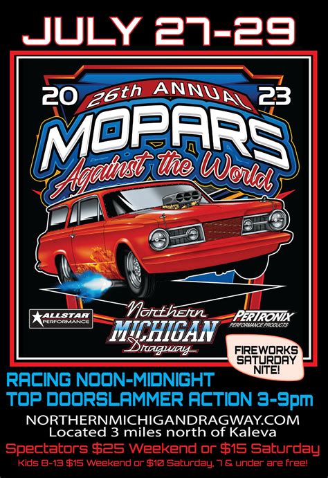 Northern Michigan Dragway Hosts Mopar Against The World Event