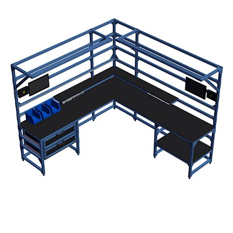 Image result for Corner Computer Workstation