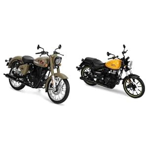Royal Enfield J1A Scale Model Signals Sandstorm 1:12 Scale Model Meteor ...