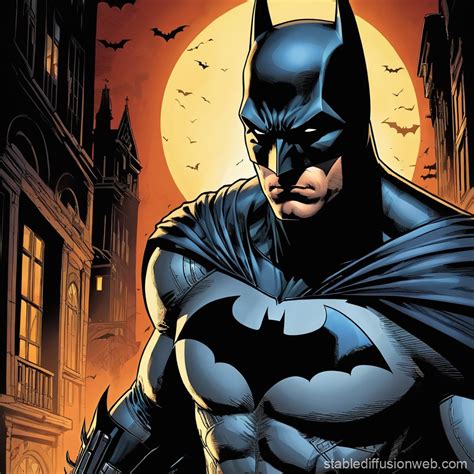Batman in the Shadows | Stable Diffusion Online