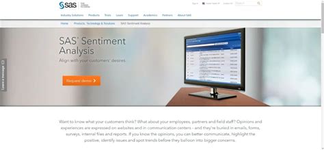 Sentiment Text Analytics SAS Visual Example 的图像结果