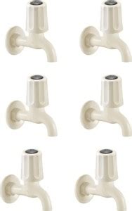PEARL Standard bib cock with flange set of 6 Bib Tap Faucet Price in ...