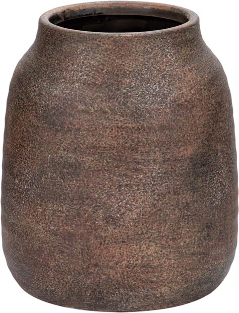 Arborus Large Rustic Ceramic Vase,Farmhouse Flowers Vase,Whitewashed ...