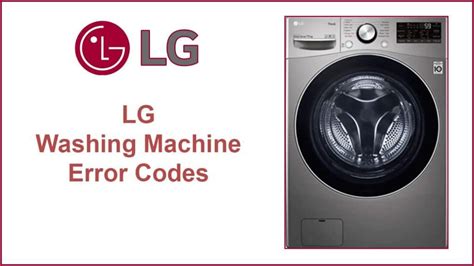 Image result for LG Washing Machine Codes