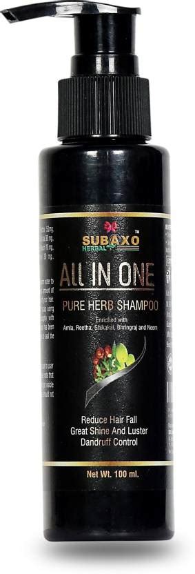 Subaxo HERBAL ALL IN ONE PURE HERB SHAMPOO 100 ML - Price in India, Buy ...