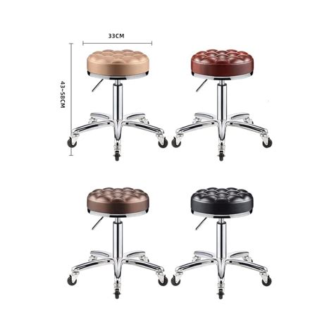 Buy Rolling Stools with Wheels Heavy Duty Hairdressing Stool Barber ...