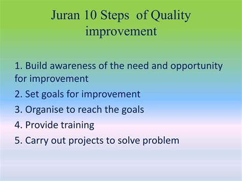 Joseph juran contribution to tqm | PPTX