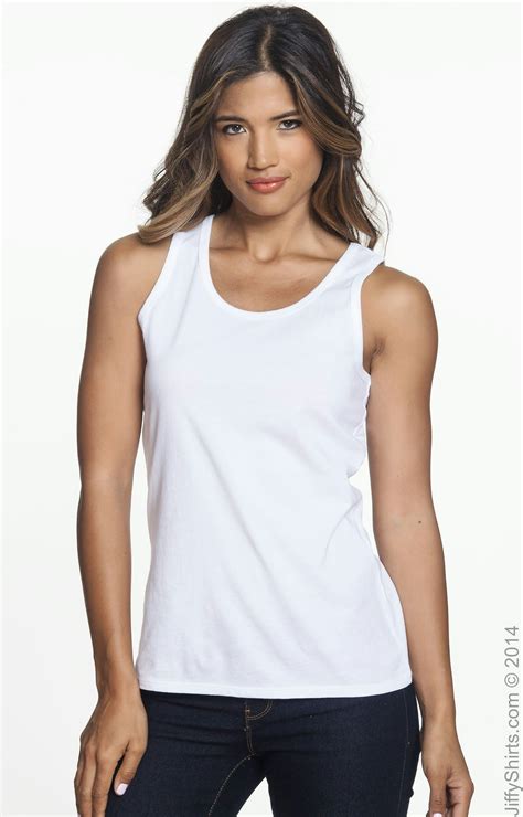 Econscious EC3700 White Ladies' 4.4 oz. 100% Organic Cotton Tank Top