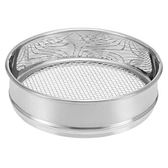 PATIKIL 5 Mesh Lab Sieve, 8" Diameter Test Sieve 304 Stainless Steel ...