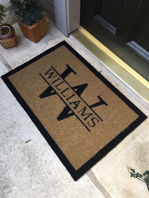 Custom Embroidered Door Mats at Cody Schlater blog