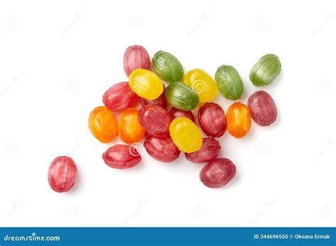 Hard Candy Isolated, Sour Hard Candies, Fruit Sugar Bonbon Pile ...