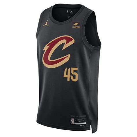 Donovan Mitchell Black Statement Swingman Jersey | Cavs Center Court