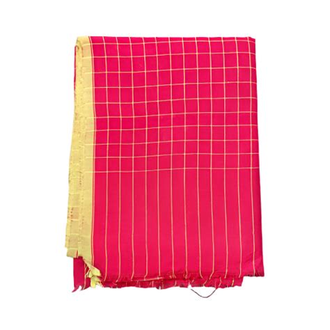 Polyester Innaphi (Red) – Handwoven Traditional Manipuri Shawl – Pabung ...