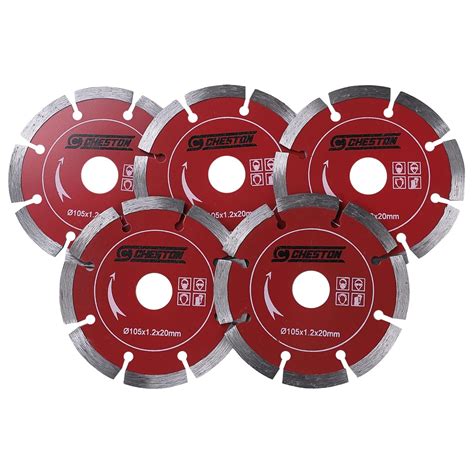 Cheston Cutting Blade 4 Inch Pack of 5 I Diamond Saw Blade Cutting ...