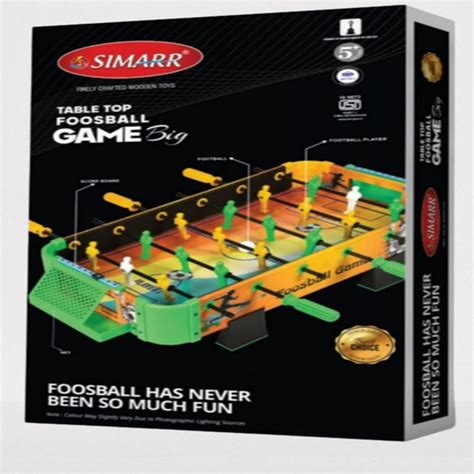 Table Top Foosball Big Set for Kids and Adults Dual Scorekeepers & Eas ...