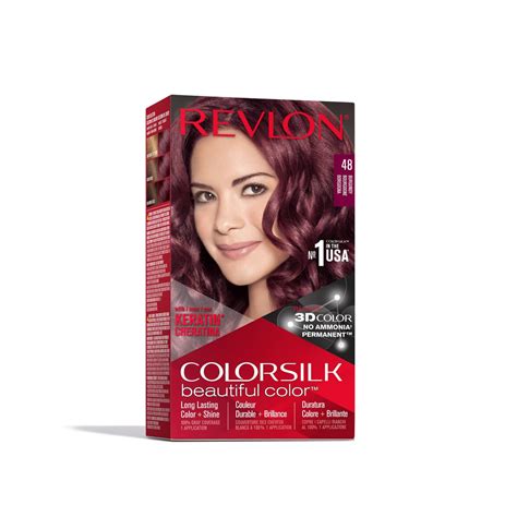 Revlon Colorsilk Beautiful Color, Permanent Hair Color with Keratin ...