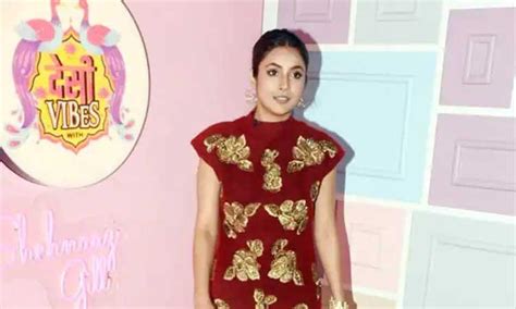Shehnaaz Gill looks stunning in velvet Maroon Dress
