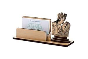 Cornick Wooden Visiting Card,Business Card Holder(Radhe Krishna)3095 ...