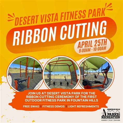 Calendar • Desert Vista Fitness Park Ribbon Cutting