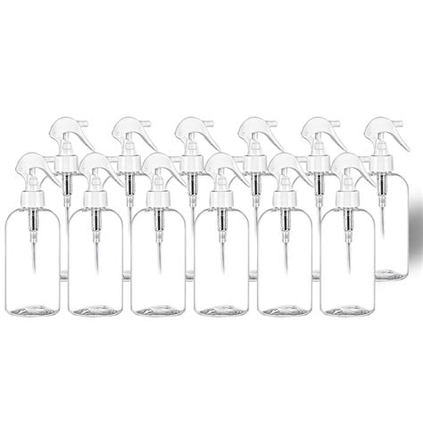 MoYo Natural Labs 8 oz Spray Bottles, Boston Round Trigger Sprayer ...