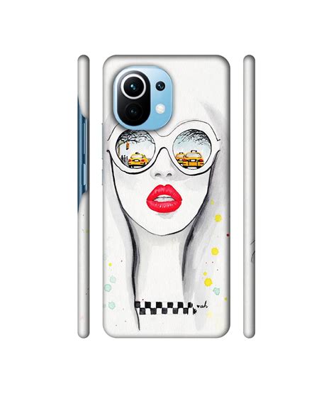 Casotec Girl Design 3D Printed Hard Back Case Cover for Mi 11 Lite