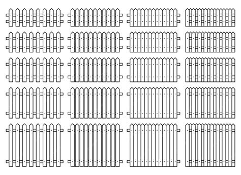 Clôture de contour coloré en illustration vectorielle de style plat ...