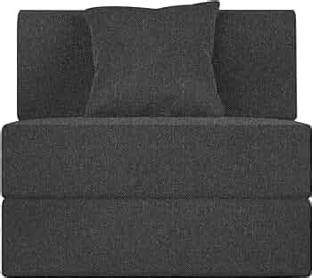 Urban Decor Sofa Cum Bed | Black, 3 X 6 Feet, 1- Seater | Folding Sofa ...