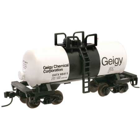 Trainman Geigy Chemical #88411 28' "Beer Can" Shorty Tanker N Scale ...