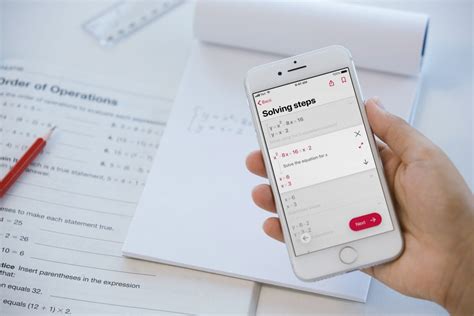 Photomath Application 的图像结果