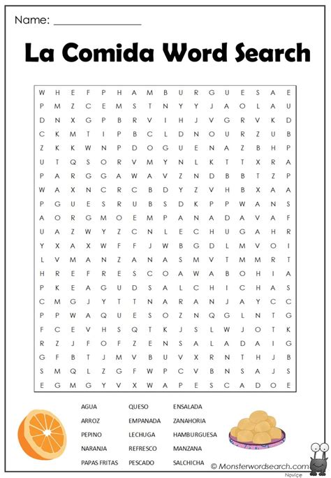Printable Word Search in Spanish | FREE Printable HQ