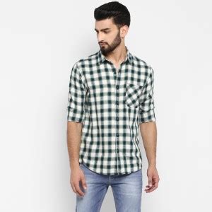 MUFTI Men Checkered Casual Multicolor Shirt - Buy MUFTI Men Checkered ...