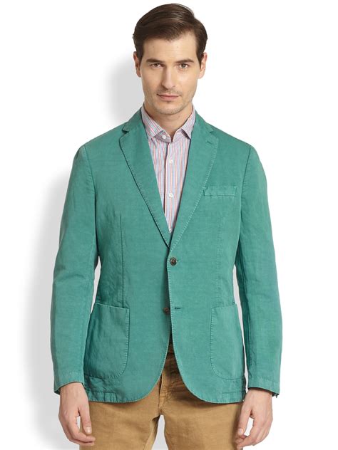Mens Cotton Linen Jacket Blazer at Jade Haylen blog