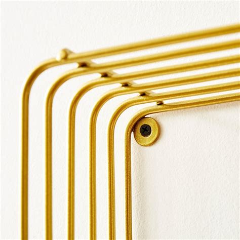 Buy Hydra Metal Wall Shelf - Gold from Home Centre at just INR 999.0