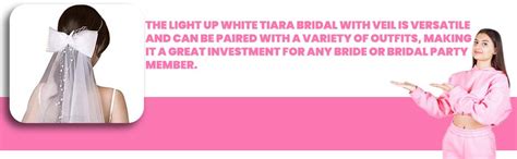 Samyak Light Up Hair Tiara with Veil Bow Clip Hair Accessories For ...