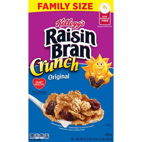 Kellogg's Raisin Bran Crunch Original Cold Breakfast Cereal 22.5 oz | Shipt