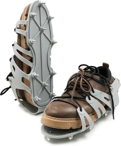 ROLLINGDOG Spiked Shoes Epoxy - Floor Epoxy Shoes with 1" Short Spikes ...