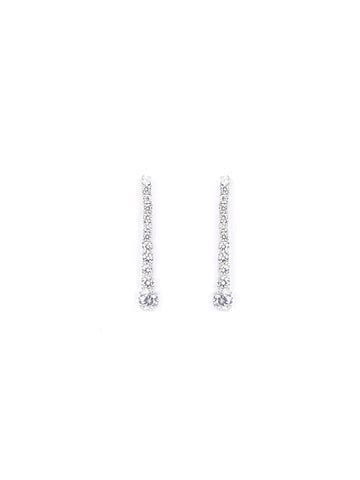 Artificial Stones Silver Plated Drop Earring – Priyaasi