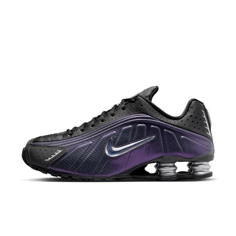 Shox R4 'Black and Metallic Silver' (IO4546-002) release date. Nike SNKRS