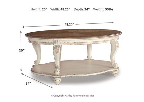 Realyn Coffee Table with 1 End Table