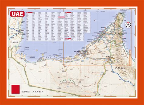 United Arab Emirates Maps