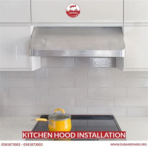 Kitchen Hood Installation - 0581873003 - HVAC Services Dubai