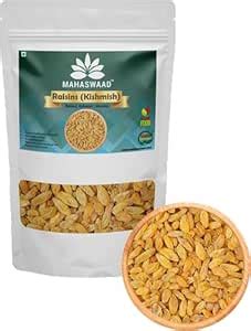 Mahaswaad Dry Fruits Seedless Raisins| Kishmish| Manuka | Rich in Iron ...