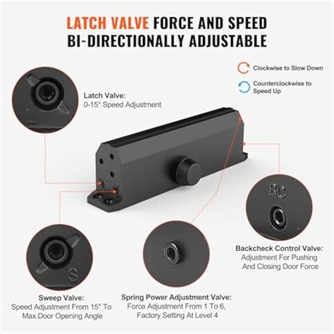 VEVOR Door Closer, Automatic Door Closer Commercial India | Ubuy